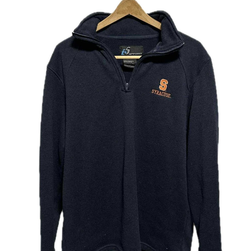 Syracuse Navy Blue Men's 1/4 zip fleece
